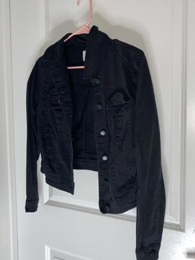 Tinseltown Black Denim Trucker Jacket